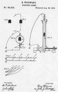 Henry Woodward and Matthew Evans Incadescant Light Bulb Patent